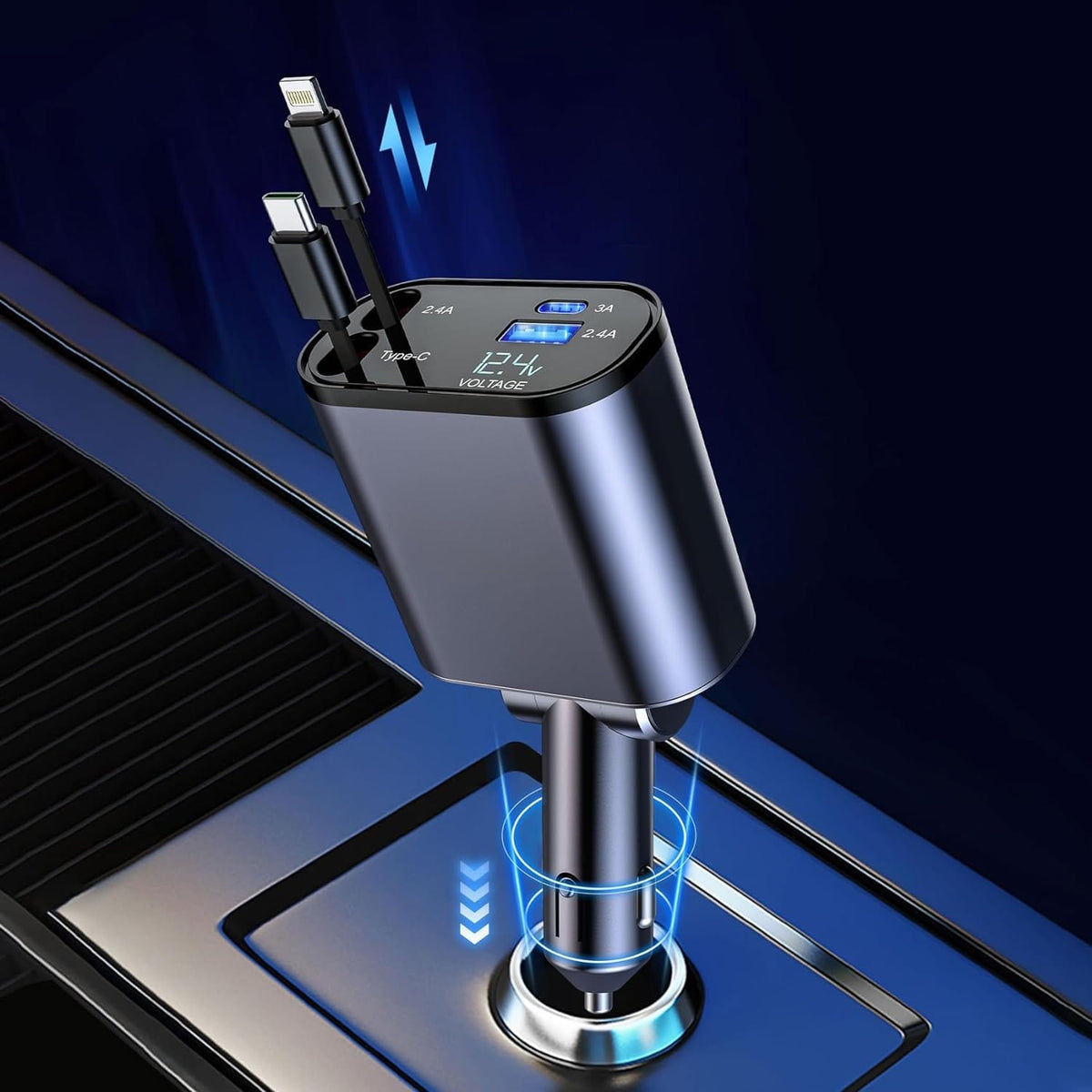 Poweroxy™️Retractable Car Charger